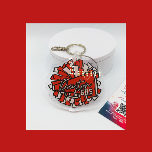 Cheer Spirit Personalized Bag Tag/Keychain