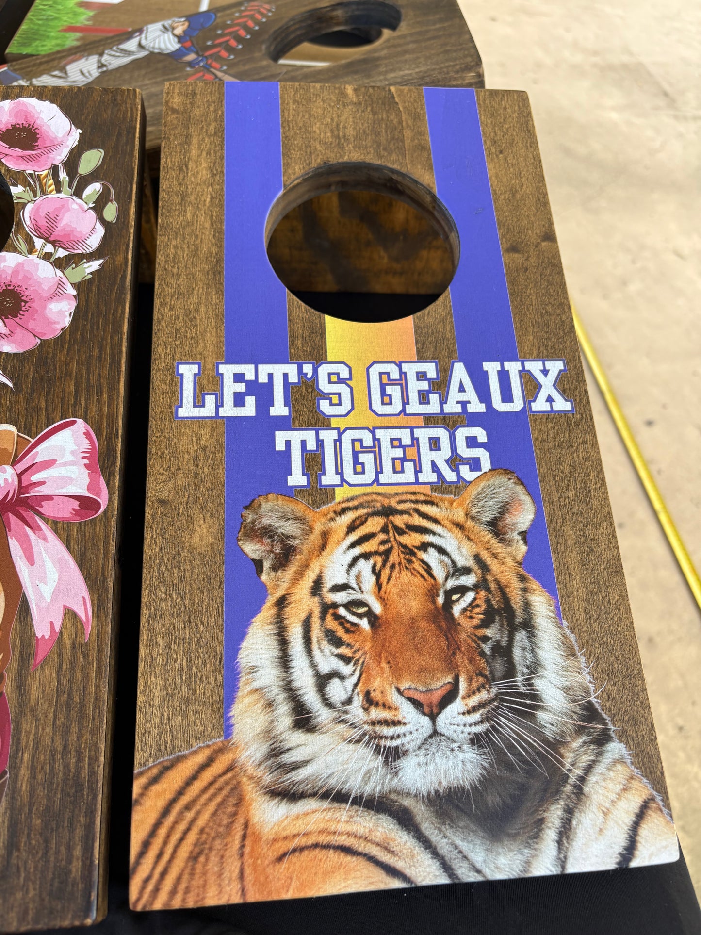 Table Top Small Custom Printed Corn Hole Game